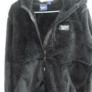Reebok Black Plush Hoodie